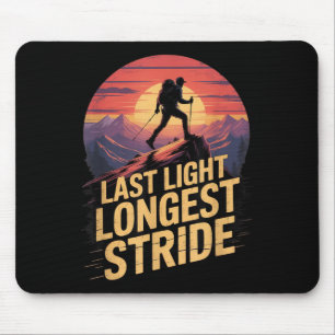 Letztes Licht längster Schritt Sonnenuntergang Wan Mousepad