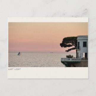 LETZTES LICHT POSTKARTE