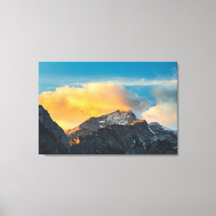 Letztes Licht vor Sonnenuntergang Leinwanddruck