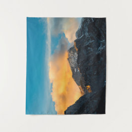 Letztes Licht vor Sonnenuntergang Wandteppich