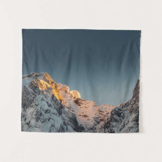 Letztes Licht vor Sonnenuntergang Wandteppich (Vorderseite (Horizontal))