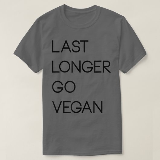 Letztes Mal Veganes Vegetarisches Pflanzenfresser  T-Shirt (Design vorne)