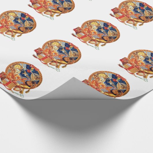 Letztes Paket Geschenkpapier (Ecke)