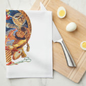 Letztes Paket Geschirrtuch (Viertel Falte)