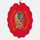 Letztes Paket Ornament Karte (Links)