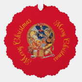 Letztes Paket Ornament Karte (Vorderseite)