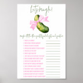 Letztes Pickle, lass uns ein Duschspiel mischen Poster (Vorne)