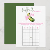 Letztes Pickle Sie wird immer kitzeln Brautparty B Einladung (Vorne/Hinten)