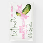 Letztes Pickle Sie wird immer kitzeln Junggeselinn Banner (Vertikal)