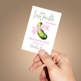 Letztes Pickle Sie wird immer kitzeln Junggeselinn Quadratischer Aufkleber
