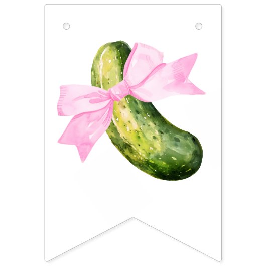 Letztes Pickle Sie wird immer kitzeln Junggeselinn Wimpelkette (Erste Fahne)