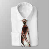 Letztes recycelnd Digitalbild, rot bis beige Krawatte (Gebunden)