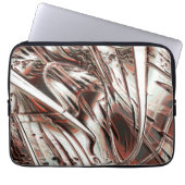 Letztes recycelnd Digitalbild, rot bis beige Laptopschutzhülle (Vorderseite)