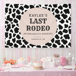 Letztes Rodeo Cowgirl Bachelorette Weekend Party Banner