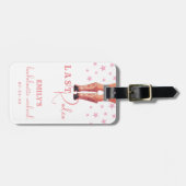 Letztes Rodeo Cowgirl Bachelorette Wochenende Gepäckanhänger (Vorderseite horizontal)