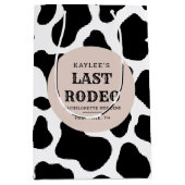 Letztes Rodeo Cowgirl Bachelorette Wochenende Mittlere Geschenktüte (Vorderseite)