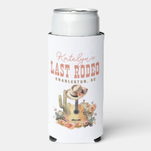 Letztes Rodeo Cowgirl Bachelorette Wochenende Selters Dosenkühler