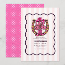 Letztes Rodeo Hot Pink Disco Cowgirl Junggesellinn