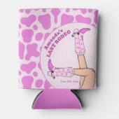 Letztes Rodeo Pink Cowgirl Brautparty Party Dosenkühler (Vorderseite)