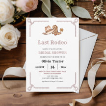 Letztes Rodeo Western Wedding Cowgirl Brautparty