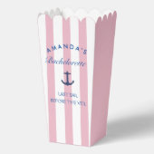 Letztes Segel vor dem Schleier Bachelorette Popcor Geschenkschachtel (Vorderseite)