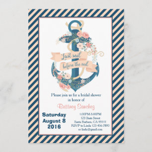 Letztes Segel vor dem Schleier, Einladung