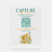 Letztes Segel vor dem Schleier-Junggeselinnen-Absc Acrylschild (Vorderseite)