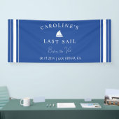 Letztes Segel vor dem Schleier-Junggeselinnen-Absc Banner (Messe)