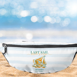 Letztes Segel vor dem Schleier-Junggeselinnen-Absc Bauchtasche