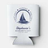 Letztes Segel vor dem Schleier-Junggeselinnen-Absc Dosenkühler (Rückseite)