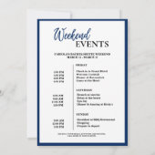 Letztes Segel vor dem Schleier-Junggeselinnen-Absc Einladung (Rückseite)