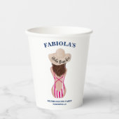 Letztes Segel vor dem Schleier Junggeselinnen-Absc Pappbecher (Vorderseite)