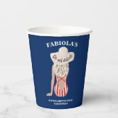 Letztes Segel vor dem Schleier Junggeselinnen-Absc Pappbecher (Rückseite)