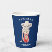 Letztes Segel vor dem Schleier Junggeselinnen-Absc Pappbecher (Vorderseite)