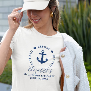 Letztes Segel vor dem Schleier-Junggeselinnen-Absc T-Shirt