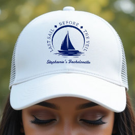 Letztes Segel vor dem Schleier-Junggeselinnen-Absc Truckerkappe