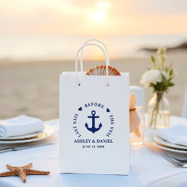 Letztes Segel vor dem Schleier Nautic Gefallen Mittlere Geschenktüte