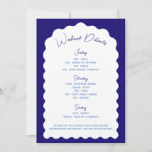 Letztes Segel vor dem Schleier Nautical Bacheloret Einladung (Rückseite)