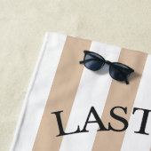 Letztes Segel vor dem Schleier | Personalisiert ne Strandtuch (Beispiel)