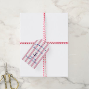 Letztes Segel vor dem Veil-Bachelorette-Geschenk-T Geschenkanhänger
