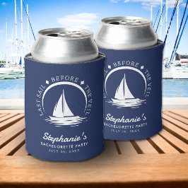 Letztes Segel vor dem Veil Blue Junggeselinnen-Abs Dosenkühler