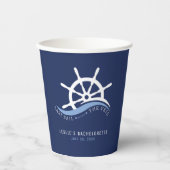 Letztes Segel vor dem Veil Helm Junggeselinnen-Abs Pappbecher (Vorderseite)