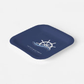 Letztes Segel vor dem Veil Helm Junggeselinnen-Abs Pappteller (Gewinkelt)