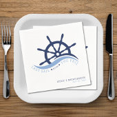 Letztes Segel vor dem Veil Helm Junggeselinnen-Abs Serviette