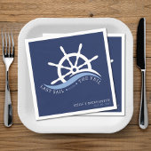 Letztes Segel vor dem Veil Helm Junggeselinnen-Abs Serviette