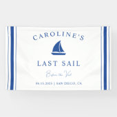 Letztes Segel vor Veil Bachelorette Wochenende Par Banner (Horizontal)