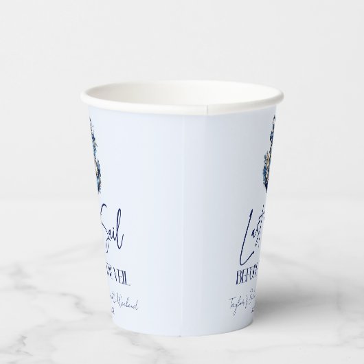 Letztes Segel vor Veil Bachelorette Wochenende Par Pappbecher (Rechts)