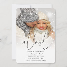 Letztes Skript Foto Overlay QR WinterWedding Save The Date
