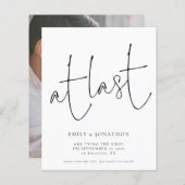 Letztes Skript-Foto Save the Date (Vorne/Hinten)