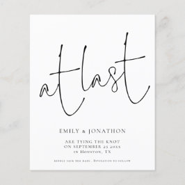 Letztes Skript-Foto Save the Date